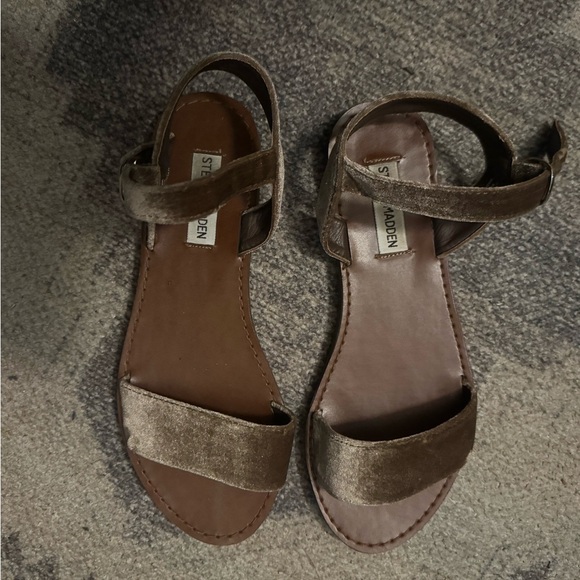 Steve Madden Shoes - Steve Madden Velvet Brown Sandals